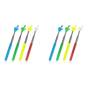 8 Pcs Teacher Pointer Stick Telescoping Hand Pointer Retractable Pointer Finger Reading Aid for Presentation Whiteboard