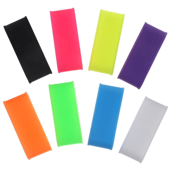 LULULION Racket Supplies 8Pcs Round Shape Non-Slip Overgrip Bands for Tennis and Badminton Rackets