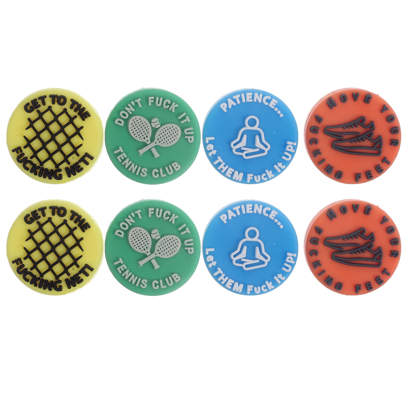 8 Pcs Tennis Racket Shock Absorber Silicone Damper Vibration Dampener