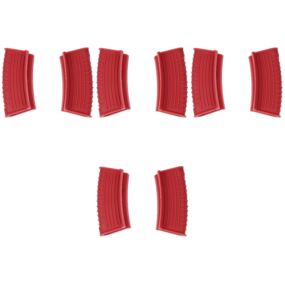 8 Pcs Thick Pot Handle Covers Silicone Antiscald Pot Sleeves for Iron