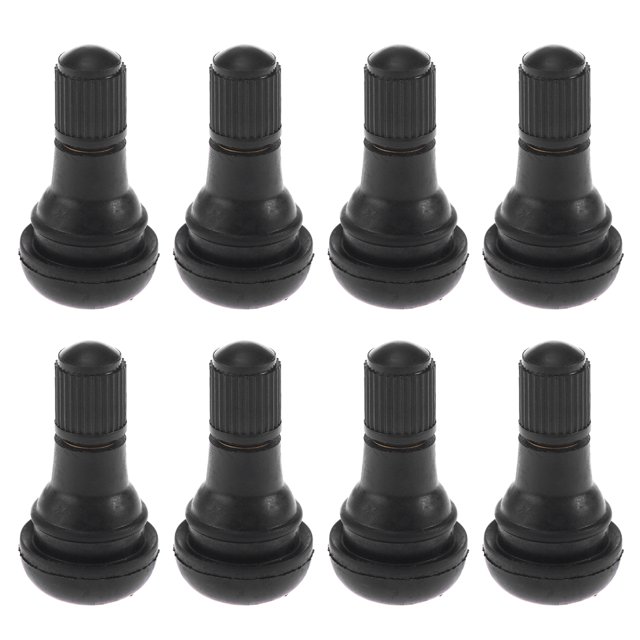 8 Pcs Tires Tyre Stems Black Stems Snapin Stem TR Valve Stems Tractor Pneu Tire Stems