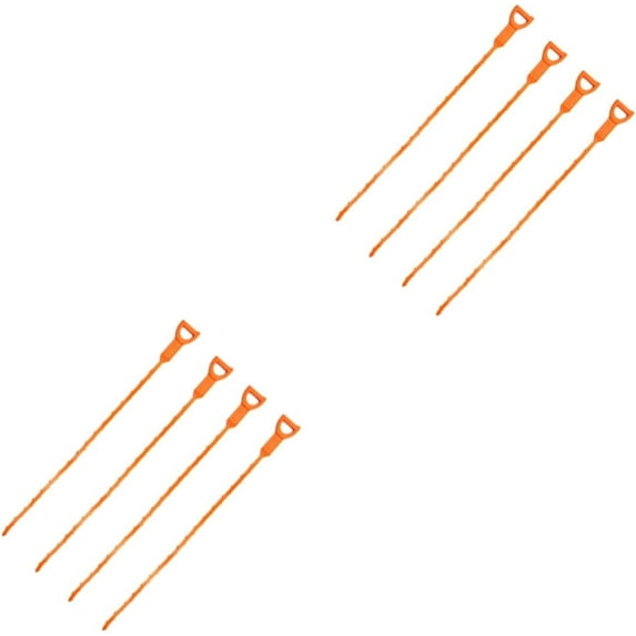 8 Pcs Toilet Auger Toilet Sink Hair Sink Hair Removal epilators Plastic Sink Drain Cleaner Tool Snake Hair Removal Sink Drain Flume Pipeline tub Hair Removal Device Drain Pipe