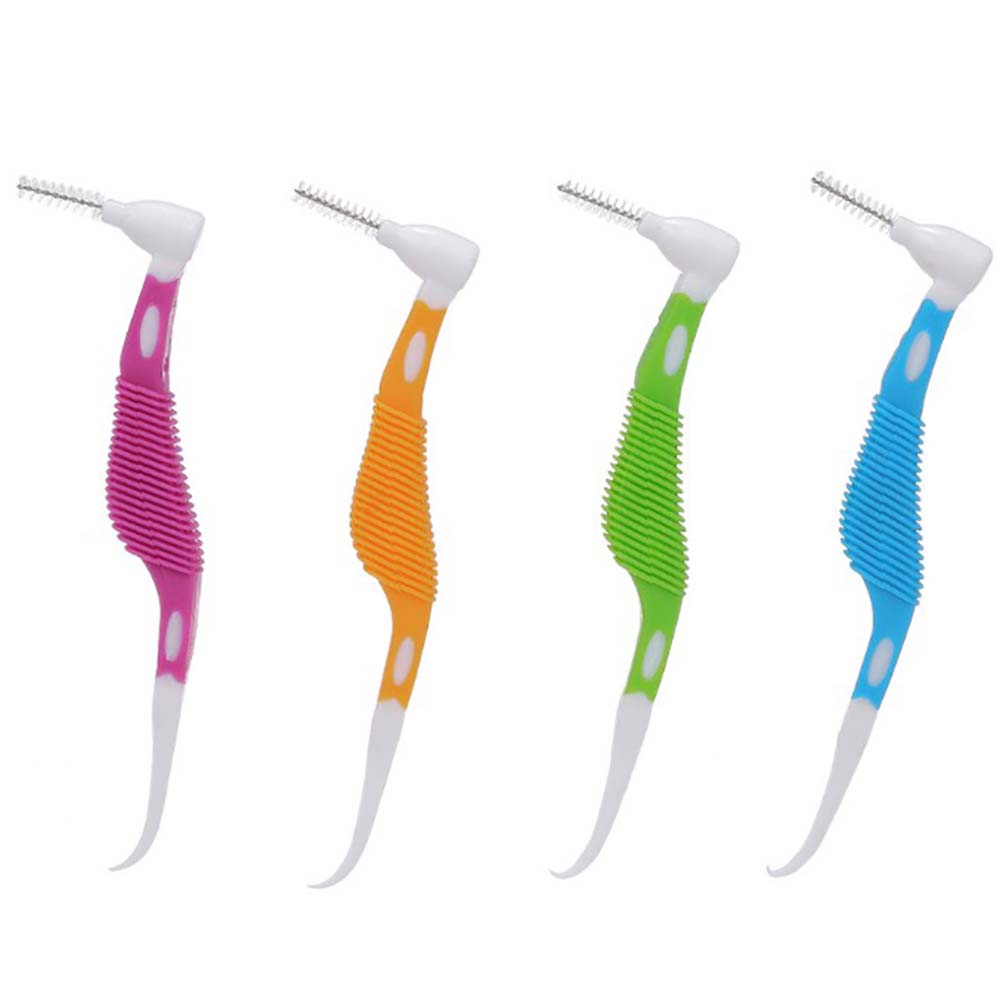 8 Pcs Toothpicks Blood Circulation Interproximal Brush Interdental
