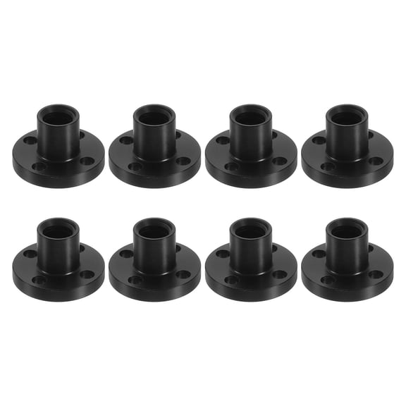 8Pcs Tr8x2 Screw POM Nut (2mm Pitch, 1 Start, 2mm)