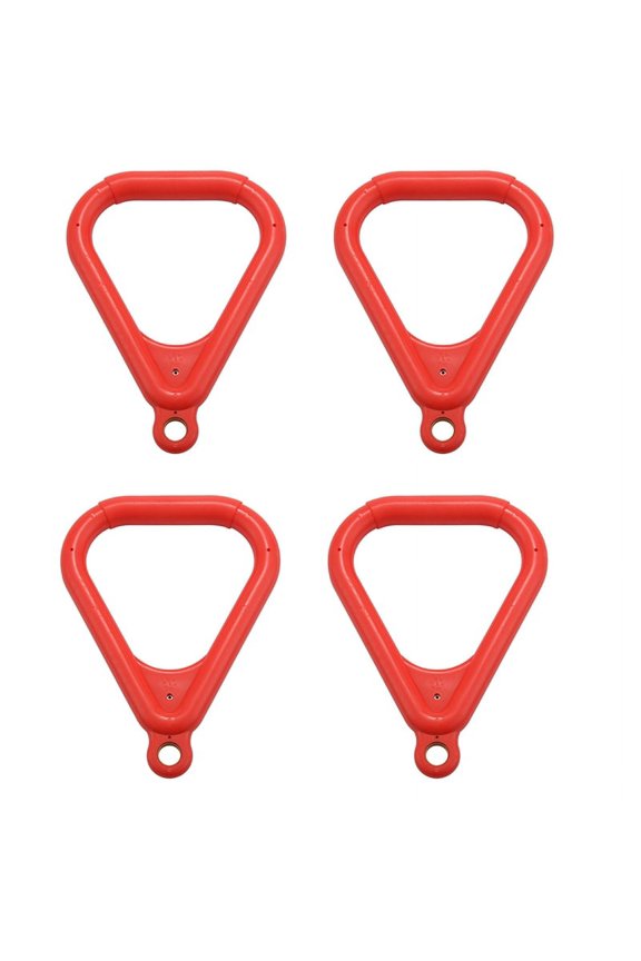 8 Pcs Trapeze Ring Swing Set Play Set Playground Trapeze Bar Jungle Gym Monkey Bar Ring Trapezoidal Ring