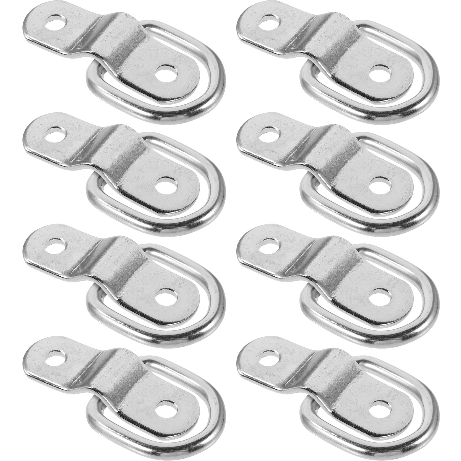 8 Pcs Truck Bed Tie down Anchors Surface Mount Hooks Metal Ring Cars