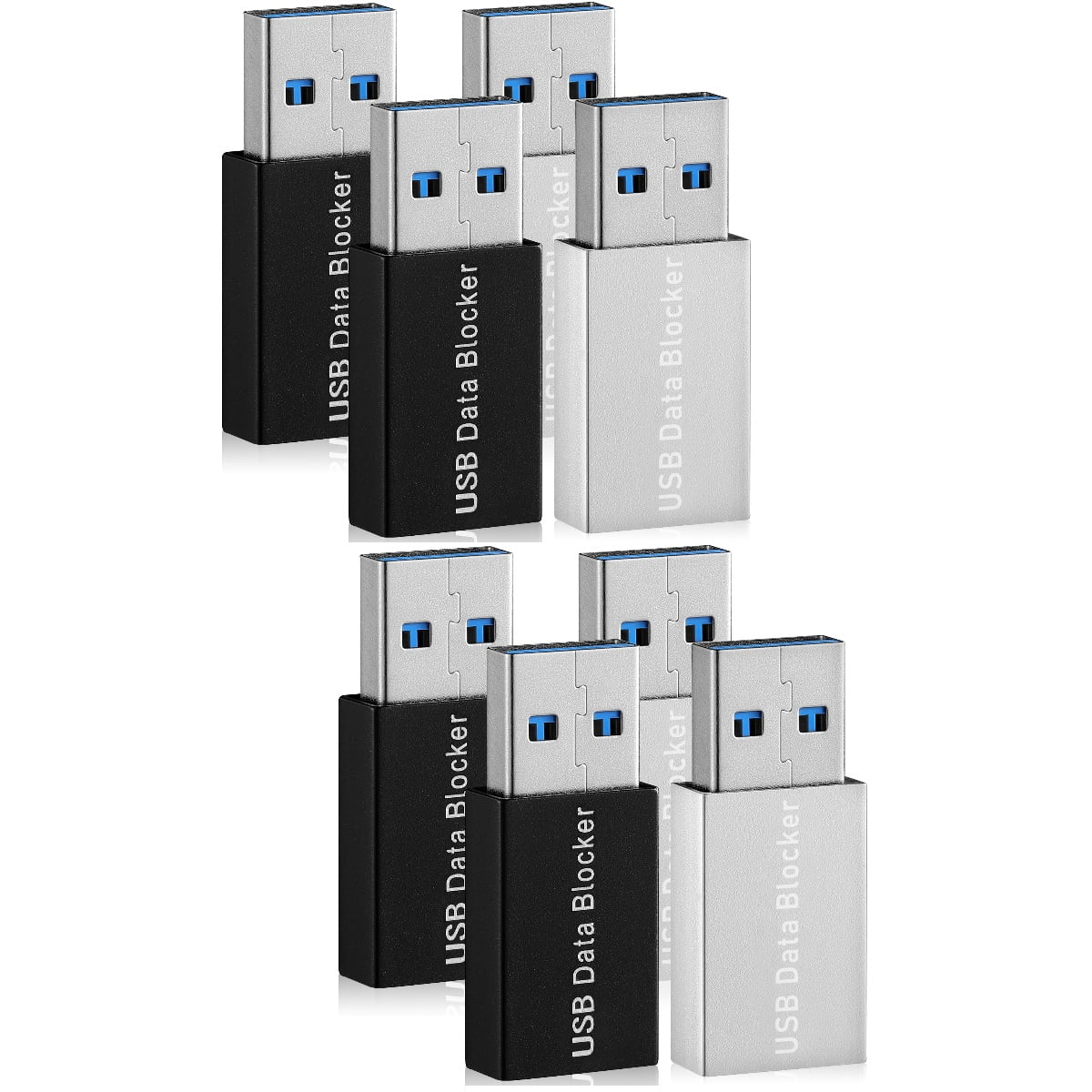 8 Pcs USB Blocker Block Unwanted Data Transfer Safe Charging Data Blocker for Protecting Against
