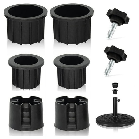8 Pcs Umbrella Base Stand Hole Ring Plug Cover and Cap Patio Replacement Parts Stabilizer