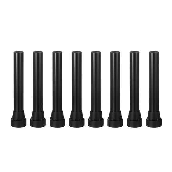 8 Pcs Universal Trampoline Replacement Legs with Rubber Covers Pad Stainless Steel Leg Tube Mini Trampoline Tube Part