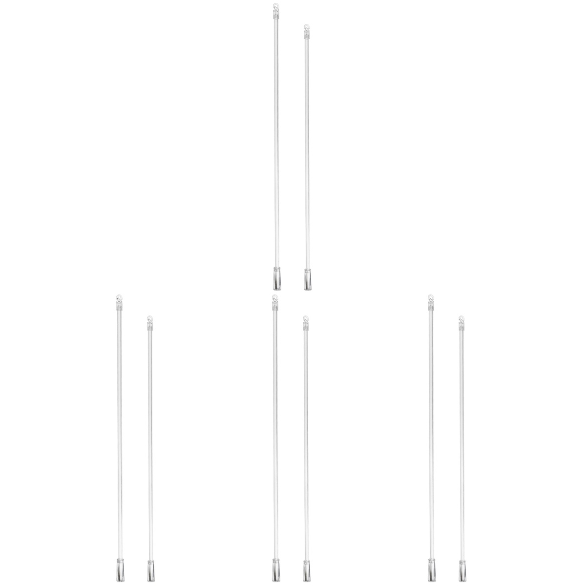 8 Pcs Blind Rod Shutter Blinds for Windows Wand with Hook