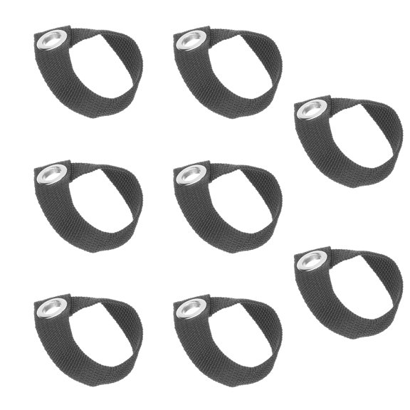 8 Pcs Versatile Fixator Tent Pole Fixators Drillable Adjustable Grey