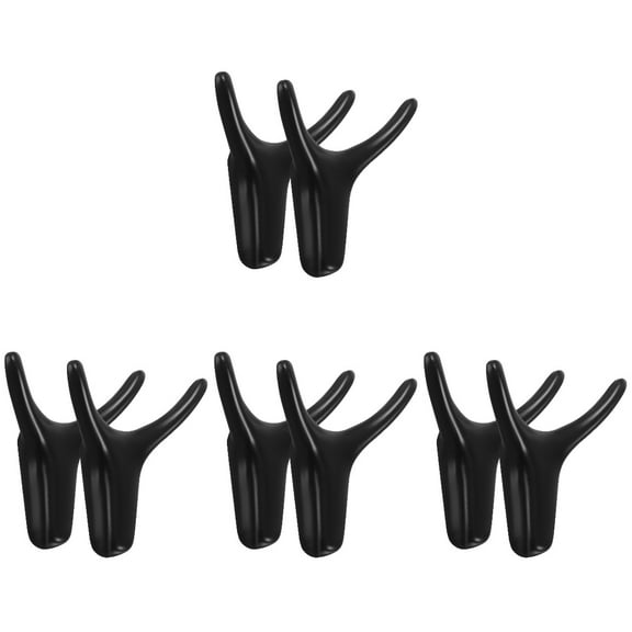 8 Pcs Wall Hook Key Hooks Mount Coat Kitchen Hat Hanger Plug Holder Unique Metal