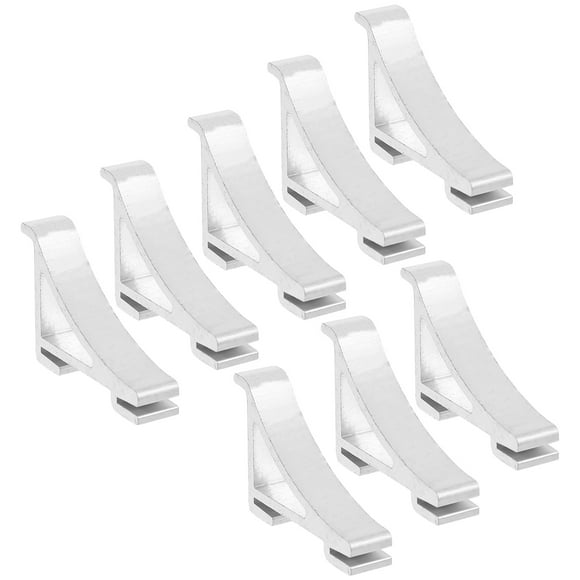 8 Pcs Wall Shelf Bracket Refrigerator Brackets Kitchen Cabinet Square Component