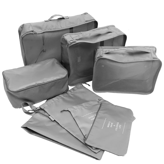 8 Pcs Waterproof Travel Storage Bag Eight-piece Clothing Organization Set Suitcase