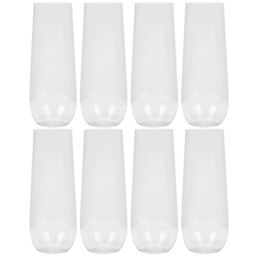 8 Pcs Wine Glasses Cups Disposable Wine Glass Party Goblets Home Wine