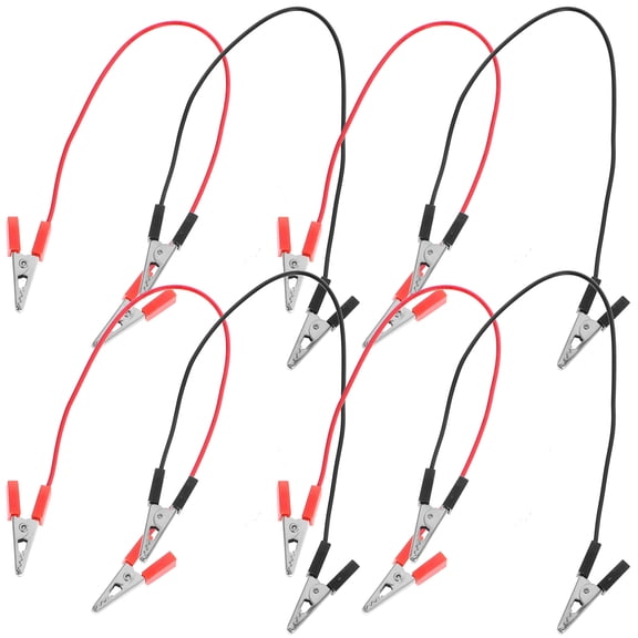 8 Pcs Wires Wire Electrical Cable Alligator Cable Short Handle Double Copper Iron Pvc Primary School