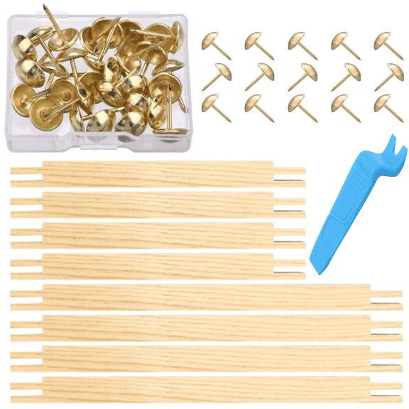 8 Pcs Wooden Needlepoint Stretcher Bars, Durable Stretcher Bars for Needlework, Portable Needlepoint Frame for DIY Handcraft Projects