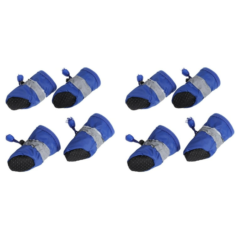 8 Pcs Xl Dog Booties Neoprene Dog Boots Shoes for Large Dogs Shoes for Small Breeds Dogs
