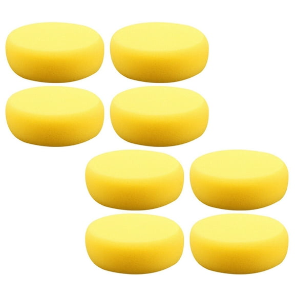 8pcs Handicraft DIY Sponges Children Drawing Sponges Painting Tools (Yellow)