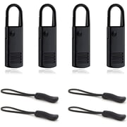 8 Pcs Zipper Pull Replacement, Detachable Zipper Pull Tabs for Luggage Clothing Jackets Backpacks Boots Purse Coat