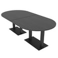 thumbnail image 1 of 8 Person Racetrack Conference Table Metal Bases Electrical Modules, 1 of 5