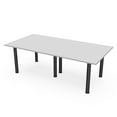 thumbnail image 1 of 8 Person Rectangular Conference Table  Post Legs Power And Data, 1 of 5