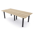 thumbnail image 1 of 8 Person Rectangular Conference Table  Post Legs Power And Data, 1 of 5