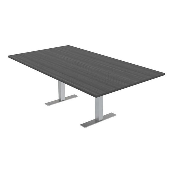 8 Person Rectangular Conference Table T-Legs Harmony Series 7 Foot Asian Night