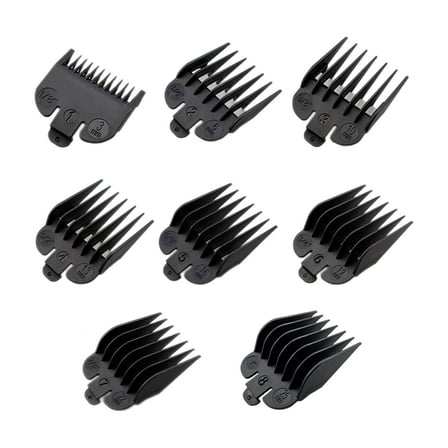 8 Piece Barbering Kit With Stand Hairdressing Positioning Combs and Styling Limiting Tools For Salon Use