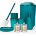 8 Piece Bathroom Accessory Set, Includes Trash Can, Soap Dispenser