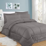 8-Piece Bed In A Bag Set - Greek Key Comforter, Sheets, Skirt & Shams
