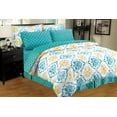 thumbnail image 1 of 8-Piece Bed-in-a-Bag Comforter Set with Sheets & Pillowcases (King, Montana), 1 of 4