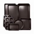 thumbnail image 1 of 8 Piece Dark Brown Nonstick Bakeware Set, 1 of 7