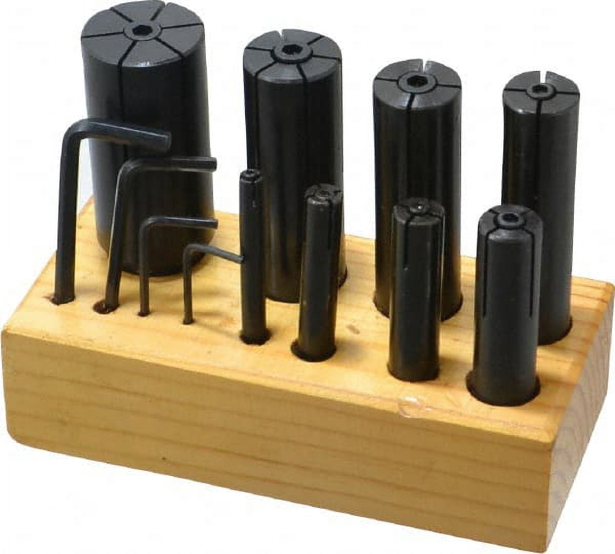 8 Piece Expanding Lathe Arbor Set, Face Diam in 1/8
