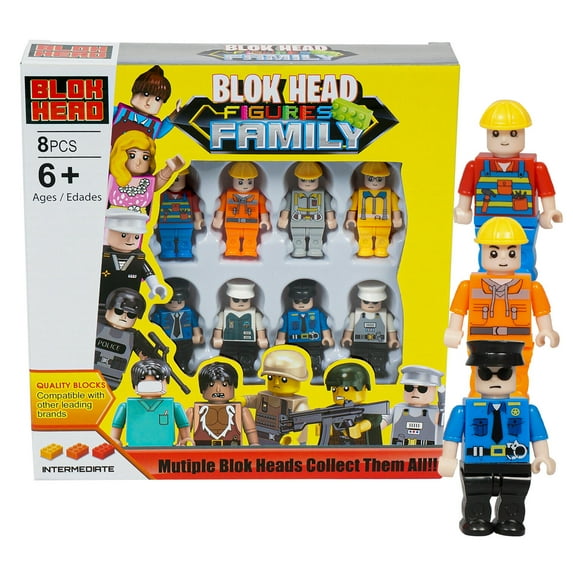 8 Piece Family Figurines Playset