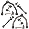 thumbnail image 1 of 8 Piece Front Upper & Lower Control Arm Assembly with Ball Joints Tie Rods Sway Bars Suspension Kit Fits select: 1993-1997 FORD THUNDERBIRD, 1993-1997 MERCURY COUGAR, 1 of 10