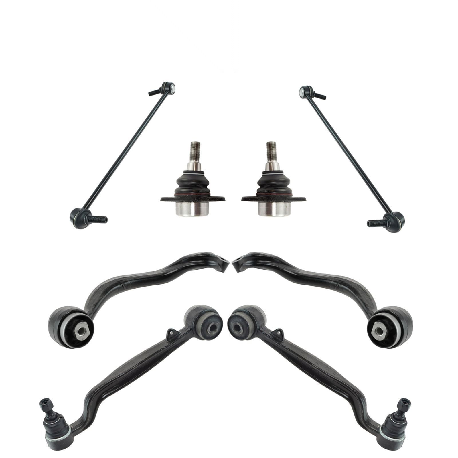 A-Premium Set of 10, Front Lower Forward & Rearward Control Arm, Lower Ball Joint