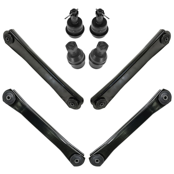 8 Piece Front Upper & Lower Control Arms w/ Ball Joint Suspension Kit for Ram PSA52399