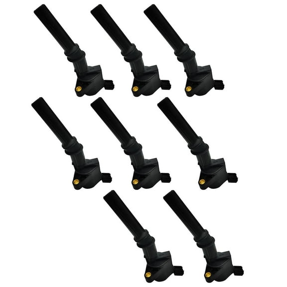 8-Piece Ignition Set - Direct Replacement - Front Placement - -8PCS Ignition Coil