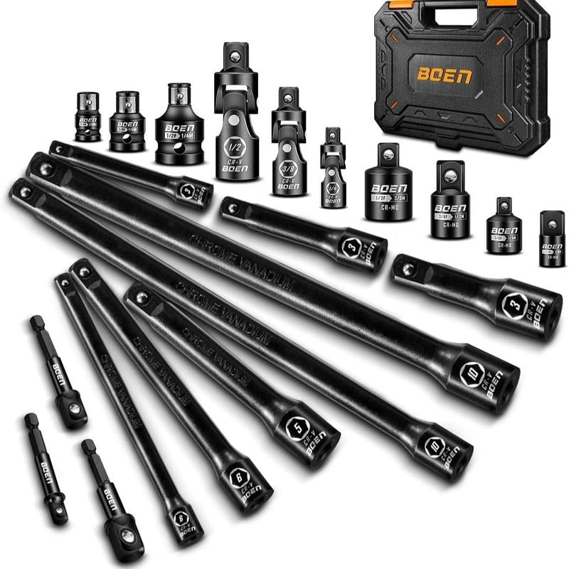 6 Pièces Adaptateur Douille, Adaptateur pour Impact Réducteur