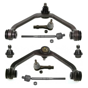 TOM AUTO PARTS 4-Piece Front Suspension Kit – Lower Ball Joints & Upper Control Arms For Ford, Mazda, Mercury