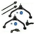 thumbnail image 1 of 8 Piece Kit Front Upper Control Arms Front Lower Ball Joints Left and Right Inner and Outer Tie Rod Ends Fits select: 2004 JEEP LIBERTY SPORT, 2003 JEEP LIBERTY SPORT/FREEDOM, 1 of 10