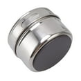 thumbnail image 1 of 1PC Magnetic Spice Jars with Stainless Steel Base - Kitchen Spice Rack, Seasoning Containers, 201 Stainless Steel Body & PET Lid, for Refrigerator/Oven, Airtight Condiment Storage, A, 1 of 7