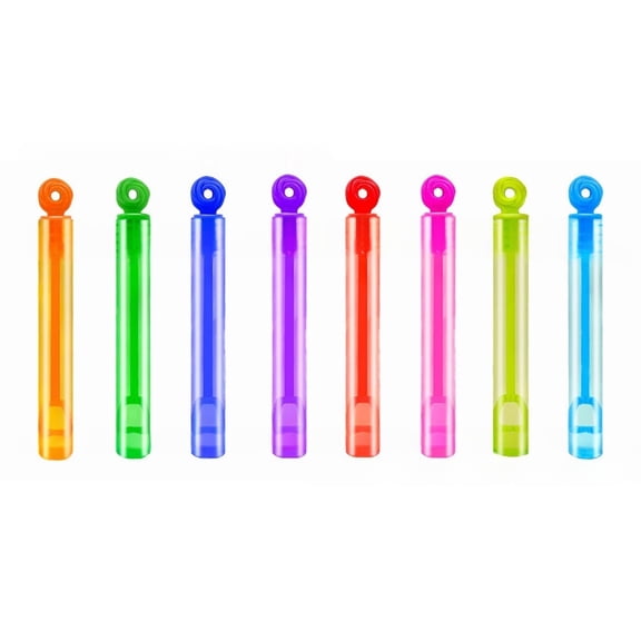 8-Piece Mini Bubble Wands Assortment Party Favors gadgets, Circle Party Favors,Goodie Bag Stuffers, Treasure Box gadgets, Classroom Prizes(48ml)