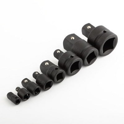 8 Piece 1/4" 3/8" 1/2" 3/4" 1" Dr Black Impact Socket Adapter Reducer Tool Set