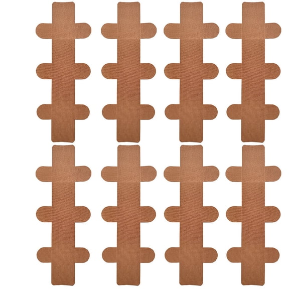 8-Piece Professional Pre-Cut Kinesiology Tape Patches, Multi-Color Elastic Athletic Sports Tape for Muscle Support, Joint Pain Relief and Recovery, Waterproof & Breathable, 11.8 x 5.5 Inch