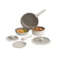 thumbnail image 1 of 8 - Piece Removable Handle Nonstick Ceramic Cookware Set, 1 of 6