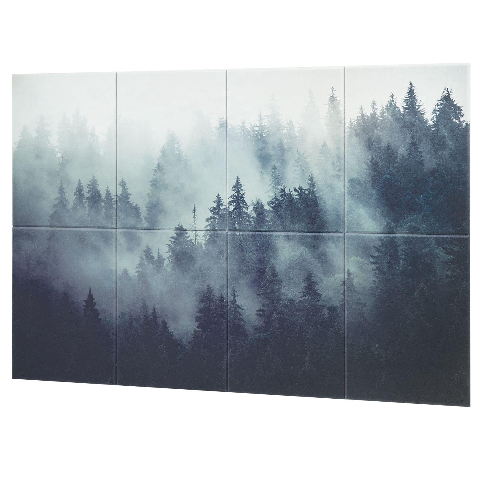 8-Piece Self-Adhesive Soundproof Wall Panels 63 x 23.62 x 0.4 Inches Decorative Acoustic Tiles for Home Office Studio Game Room