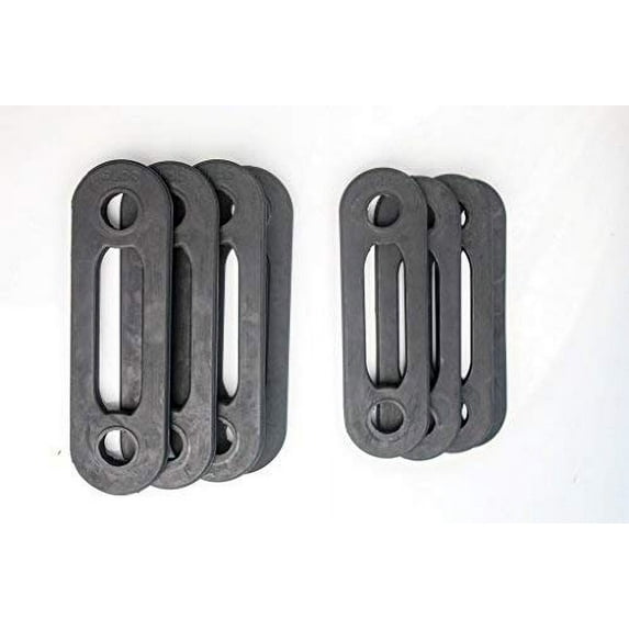 8 Piece Soloflex Replacement Set-60lb Set- 4 Pairs (4) 10lb Bands + (4) 5lb Bands 1-year Manufacturer Warranty