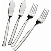 8-Piece Stainless Steel Fish Forks and Knives, Serving Set